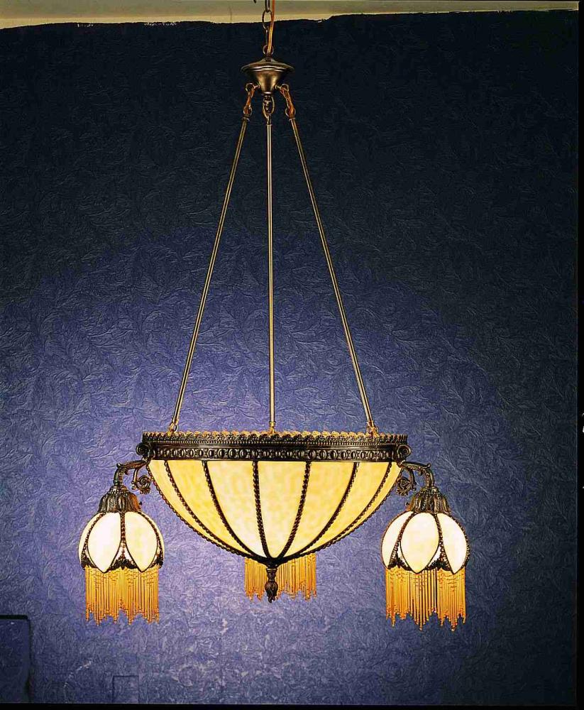 33&#34;W Gothic 3 Arm Chandelier