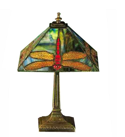 15.5&#34;High Prairie Dragonfly Accent Lamp