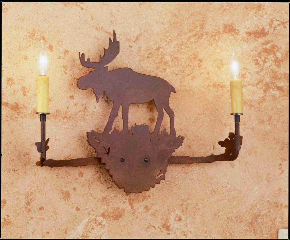 25&#34;W Moose 2 LT Wall Sconce