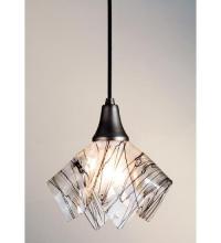 Meyda White 10028 - 8&#34; Wide Metro Fusion Branches Mini Pendant