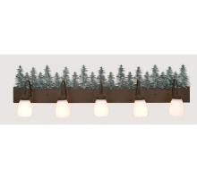 Meyda White 101961 - 48&#34;W Tall Pines 5 LT Vanity Light