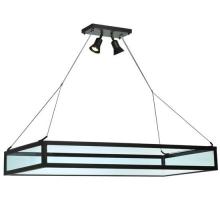 Meyda White 109699 - 49&#34;L Plateau Oblong Inverted Pendant