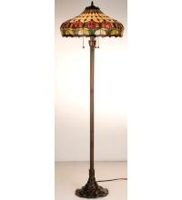 Meyda White 11070 - 63.5&#34; Colonial Tulip Floor Lamp