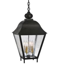 Meyda White 111281 - 14&#34; Square Boston Lantern Pendant