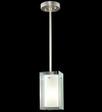 Meyda White 111397 - 5&#34;Sq Metro Fluted Quadrato Mini Pendant