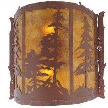 Meyda White 113012 - 15&#34; Wide Tall Pines Wall Sconce