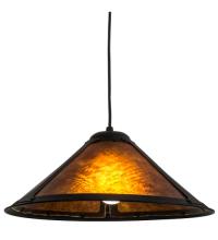 Meyda White 114177 - 17&#34; Wide Sutter Pendant