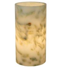 Meyda White 114797 - 3.5&#34;W Cylindre Light Green Jadestone Shade