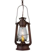 Meyda White 114828 - 7&#34;W Miners Lantern Mini Pendant