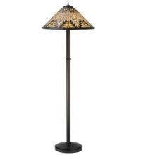 Meyda White 115434 - 63"H NUEVO Mission Floor Lamp