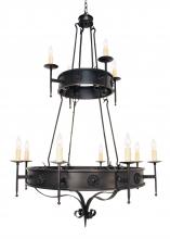 Meyda White 115508 - 48&#34; Wide Lorenzo 12 Light Chandelier