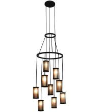 Meyda White 115771 - 35&#34;W Cartier 9 LT Chandelier