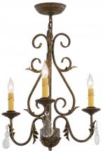 Meyda White 115925 - 18&#34; Wide French Elegance 3 Light Chandelier