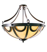 Meyda White 116840 - 24&#34; Wide Carousel Inverted Pendant