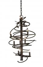 Meyda White 117122 - 18&#34; Wide Cyclone 9 Light Chandelier