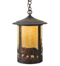 Meyda White 117454 - 12&#34; Wide Fulton Bear Creek Pendant.