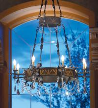 Meyda White 117514 - 48" Wide Filomena 8 Light Chandelier