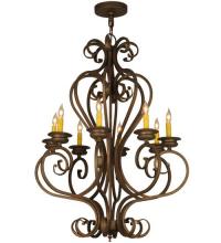 Meyda White 117683 - 28&#34;W Fernando 8 LT Chandelier