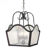 Meyda White 118186 - 16&#34; Wide Terena 4 Light Pendant