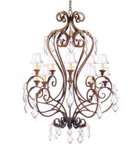 Meyda White 118198 - 42&#34; Wide Josephine 10 Light Chandelier