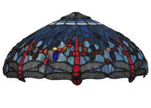 Meyda White 118782 - 18&#34; Wide Tiffany Hanginghead Dragonfly Shade