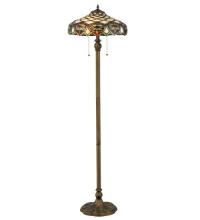 Meyda White 119598 - 60&#34;H Franco Floor Lamp