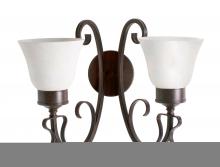 Meyda White 120144 - 19&#34; Wide Mirasol 2 Light Wall Sconce