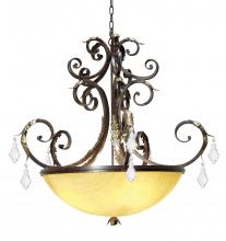 Meyda White 120263 - 43&#34; Wide Serratina Chandelier