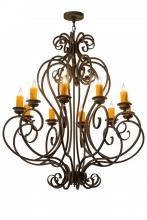 Meyda White 120426 - 42&#34;W Fernando 10 LT Chandelier