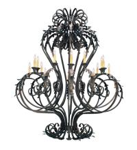 Meyda White 120427 - 72&#34; Wide Josephine 16 Light Chandelier