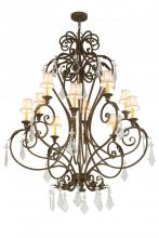 Meyda White 120429 - 48&#34;W Josephine 10 LT Chandelier