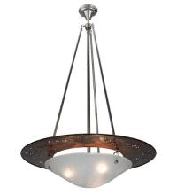 Meyda White 120906 - 31&#34;W Metro Fusion Super Nova Inverted Pendant