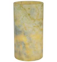 Meyda White 121494 - 3.4&#34;W Cylindre Light Green Jadestone Shade