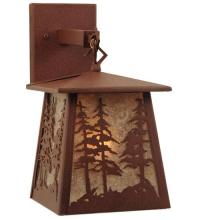 Meyda White 121598 - 7&#34;W Stillwater Tall Pines Hanging Wall Sconce