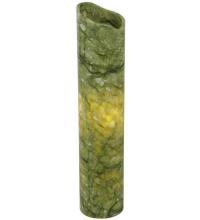 Meyda White 123465 - 3.4&#34;W Cylindre Green Jadestone Shade