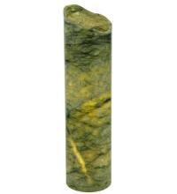 Meyda White 123473 - 4&#34;W Cylindre Green Jadestone Shade