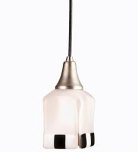 Meyda White 12534 - 4&#34;Sq Metro Fusion Enduro Mini Pendant