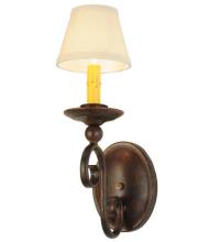 Meyda White 125829 - 5&#34;W Wallis Wall Sconce