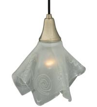 Meyda White 126193 - 9&#34; Wide Handkerchief Super Nova Pendant