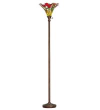 Meyda White 127155 - 73.5&#34;H Tulip Torchiere