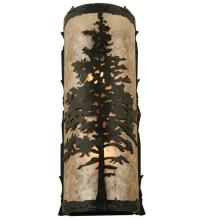 Meyda White 127326 - 6.75&#34;W Tamarack Wall Sconce