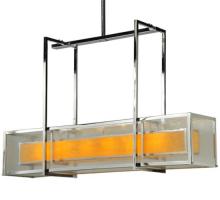 Meyda White 128288 - 54&#34;L Quadrato Lange Oblong Pendant