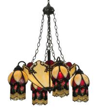 Meyda White 128352 - 29&#34;W Isabella 4 Arm Chandelier