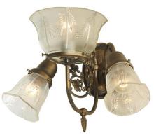 Meyda White 128581 - 15&#34; Wide Revival Gas & Electric 3 Light Wall Sconce