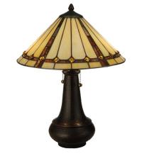 Meyda White 130743 - 22&#34;H Belvidere Table Lamp