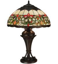 Meyda White 130756 - 26&#34;H Creole Table Lamp