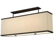 Meyda White 130985 - 42.5&#34;L Quadrato Lounge Oblong Pendant