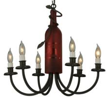 Meyda White 131185 - 18&#34; Wide Tuscan Vineyard 6 Light Chandelier