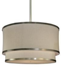 Meyda White 131965 - 72&#34;W Cilindro Two Tier Pendant