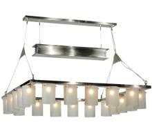 Meyda White 132325 - 50&#34;Sq Counter Weight 20 LT Chandelier